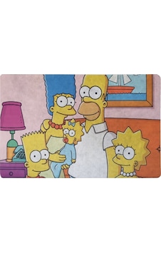 The Simpsons Temalı Dekoratif Çok Amaçlı Paspas Kapı Önü Banyo Çok Renkli