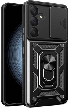 Galaxy A35 Kılıf Magnetik Standlı Kamera Korumalı Zore Sürgülü Vega Kapak Siyah Galaxy A35 Kılıf Magnetik Standlı Kamera Korumalı Zore Sürgülü Vega Kapak Siyah