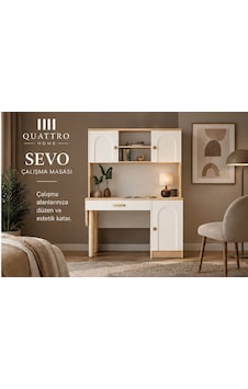 Sevo Kitaplıklı Çalışma Masası 120 Sevo Kitaplıklı Çalışma Masası 120