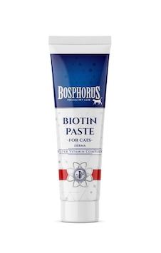 Bosphorus Kediler İçin Deri ve Tüy  Biotin Malt Macunu 100 G