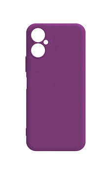 Zore Tecno Camon 19 Neo Kılıf Omsy Biye Silikon - Mor Zore Tecno Camon 19 Neo Kılıf Omsy Biye Silikon - Mor