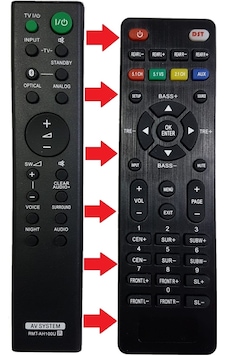 Sony Rmt Ah100u Ht Ct180 Sa Ct180 Sa Wct180 Uyumlu Ses Sistemi Kumandası