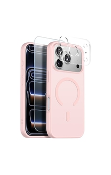 Teleplus Apple Uyumlu iPhone 17 Pro Kılıf Babet Translucent 3in1 Msafe Şarj Özellikli Kapak + Ekran Koruyucu Pembe Teleplus Apple Uyumlu iPhone 17 Pro Kılıf Babet Translucent 3in1 Msafe Şarj Özellikli Kapak + Ekran Koruyucu Pembe
