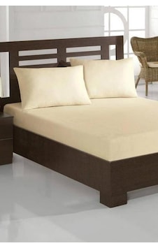 Penye Tek Kişilik 120x200 Cm Lastikli Çarşaf Krem Krem Penye Tek Kişilik 120x200 Cm Lastikli Çarşaf Krem Krem