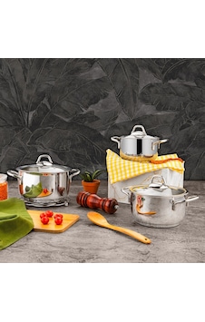 Özlife 517 Ada 3 Lü Güveç Set- Özlife 517 Ada 3 Lü Güveç Set-