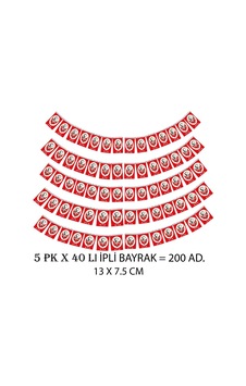 Eren İpli Atalı Bayrak Orta Boy 13 x 7.5 - 5 Paket Eren İpli Atalı Bayrak Orta Boy 13 x 7.5 - 5 Paket