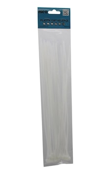 25pcs Beyaz 3.6x300mm Plastik Cırt Kelepçe Standart 25pcs Beyaz 3.6x300mm Plastik Cırt Kelepçe Standart