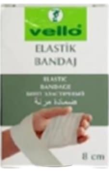 Vello Elastik Bandaj 8 Cm 2 Adet Vello Elastik Bandaj 8 Cm 2 Adet