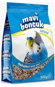 Mavi Boncuk Muhabbet Kuşu Yemi 500 Gr Mavi Boncuk Muhabbet Kuşu Yemi 500 Gr
