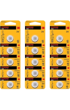 Kodak Max CR2032 Lityum Düğme Pil 5 x 3'lü Kodak Max CR2032 Lityum Düğme Pil 5 x 3'lü