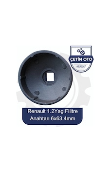 Renault 1,2 Yağ Filitre Anahtarı 6x63.4mm Renault 1,2 Yağ Filitre Anahtarı 6x63.4mm