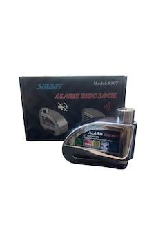 Çelik Kasa Alarmlı Motosiklet Disk Kiliti Çok Renkli Çelik Kasa Alarmlı Motosiklet Disk Kiliti Çok Renkli