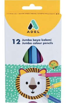 Jumbo 12 Renk Boya Kalemi None Jumbo 12 Renk Boya Kalemi None