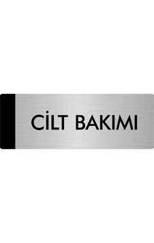 Metal Yönlendirme Levhası, Departman Kapı Isimliği Cilt Bakımı 5x20 Cm Gümüş Renk Metal Yönlendirme Levhası, Departman Kapı Isimliği Cilt Bakımı 5x20 Cm Gümüş Renk