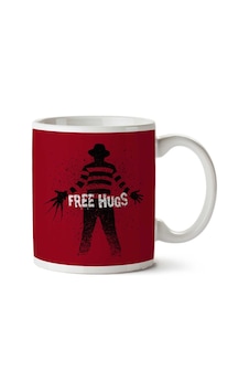 Nightmare On Elm Street Freddy Krueger Free Hugs İki Tarafı Baskılı Kupa Bardak Çok Renkli Nightmare On Elm Street Freddy Krueger Free Hugs İki Tarafı Baskılı Kupa Bardak Çok Renkli