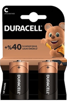 Duracell 4247 Orta Boy C Pil 2'li