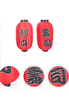Japon Feneri Sushi Temalı H:58cmd:30cm
