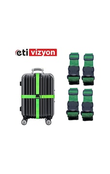Etivizyon Valiz Kemeri 4 Adet Yeşil Etivizyon Valiz Kemeri 4 Adet Yeşil