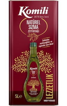 Komili Sızma Zeytinyağı Teneke 5 L Komili Sızma Zeytinyağı Teneke 5 L
