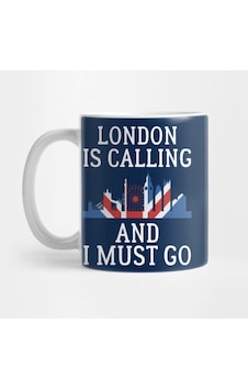 Londra Çağırıyor, Gitmeliyim - Seyahat Sevgisi - Gezgin Kupa Bardak Çok Renkli