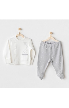 Andywawa Mommy's Little Star 2'li Zıbın Seti Ac25704 Gri Andywawa Mommy's Little Star 2'li Zıbın Seti Ac25704 Gri