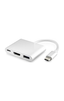Büro Ev Ofis Cihazları İçin Gri 3port Usb3 Typec 4k Hdmi Hub Büro Ev Ofis Cihazları İçin Gri 3port Usb3 Typec 4k Hdmi Hub