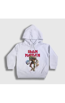 Presmono Unisex Çocuk World Iron Maiden Kapüşonlu Sweatshirt Beyaz Presmono Unisex Çocuk World Iron Maiden Kapüşonlu Sweatshirt Beyaz
