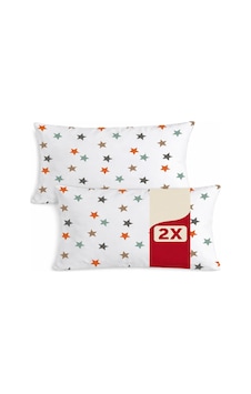 More Home Müslin Bebek Yastık Kılıfı 2 Adet 35x45 Yıldız Desenli Çok Renkli More Home Müslin Bebek Yastık Kılıfı 2 Adet 35x45 Yıldız Desenli Çok Renkli