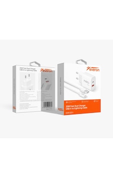 Everon EVR-023-I 25W Pd-Usb Şarj Başlığı Ve Lightning Kablo Everon EVR-023-I 25W Pd-Usb Şarj Başlığı Ve Lightning Kablo