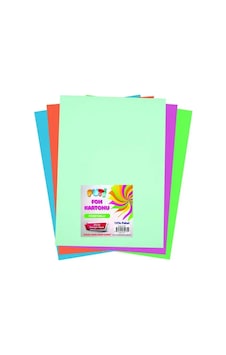 Puti 25x35cm Fon Kartonu 10'lu Karışık Renk /