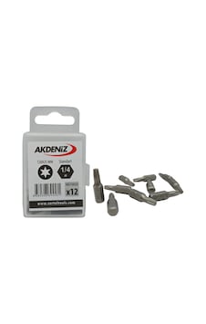Akdeniz Akd/t20225 1/4 Torx T20x25 Mm 192 Adet Bits Uç