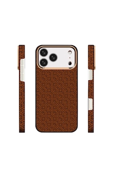 İphone 17 Pro Uyumlu Kılıf M-safe Şarj Özellikli Zore Paris Vax Sert Pc Kapak Kahverengi İphone 17 Pro Uyumlu Kılıf M-safe Şarj Özellikli Zore Paris Vax Sert Pc Kapak Kahverengi