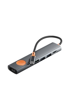 Wiwu Wi-hb8007 Travel Serisi 7in1 Hdmı 4k 60hz Girişli 100w Pd Type-c Hub Bağlantı İstasyonu Gri Wiwu Wi-hb8007 Travel Serisi 7in1 Hdmı 4k 60hz Girişli 100w Pd Type-c Hub Bağlantı İstasyonu Gri