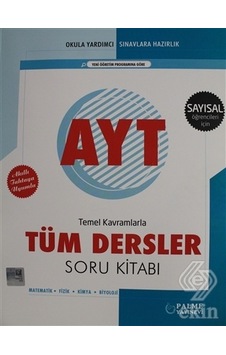 Palme Yks Ayt Tüm Dersler Soru Kitabı (Sayısal)- Palme Eğitim