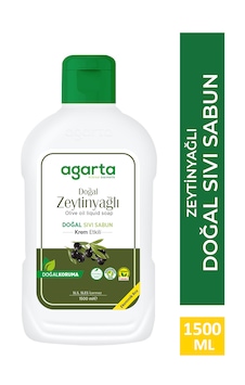 Agarta Doğal Zeytinyağlı Sıvı Sabun 1500 ML
