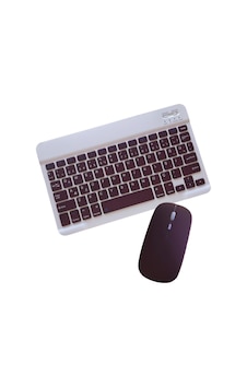Kyb71 Kablosuz Türkçe Q Klavye Mouse Set - Bordo