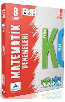 Paraf 8. Sınıf Matematik Kolay Orta Branş Deneme Paraf 8. Sınıf Matematik Kolay Orta Branş Deneme