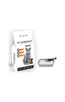 Wondersand Lavanta Kokulu Topaklaşan İnce Beyaz Bentonit Kedi Kumu 20 L Wondersand Lavanta Kokulu Topaklaşan İnce Beyaz Bentonit Kedi Kumu 20 L