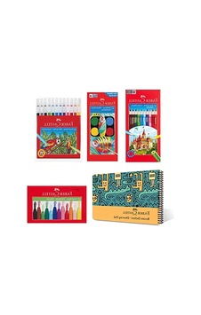 Çocuklar İçin Yaratıcı Boyama Seti - 12 Renk Ve Defter Çocuklar İçin Yaratıcı Boyama Seti - 12 Renk Ve Defter