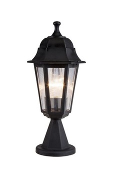 Zerpa Z2859 Bahçe Armatürü Altıgen Direk Tipi Siyah