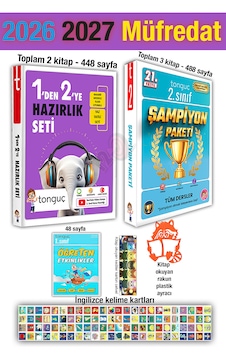 1'den 2'ye Hazırlık Seti 2026 Yaz Tatili 2. Sınıf Şampiyon Paketi 2027 İngilizce Kelime Kartları 1'den 2'ye Hazırlık Seti 2026 Yaz Tatili 2. Sınıf Şampiyon Paketi 2027 İngilizce Kelime Kartları