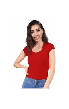 Canyıldız Kadın Yarım Kol Body Kırmızı