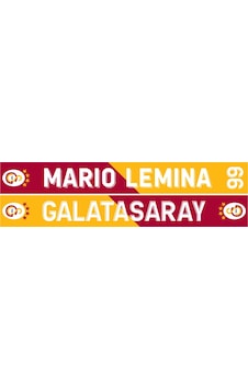 Gsstore Galatasaray Mario Lemina Welcome Şal Atkı U251167 Sarı - Kırmızı Gsstore Galatasaray Mario Lemina Welcome Şal Atkı U251167 Sarı - Kırmızı