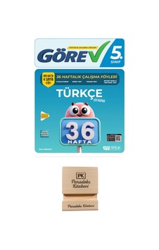 Nitelik Yayınları 5. Sınıf Görev Türkçe 36 Haftalık Çalışma Föyleri + Telefon Standı Nitelik Yayınları 5. Sınıf Görev Türkçe 36 Haftalık Çalışma Föyleri + Telefon Standı