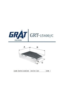 Polen Filtresi Karbonlu Grat 15400c/bx Golf Jetta Passat Oem 1k1819653b