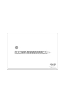 Corteco - Frenhortumu Fren Hortumu Arka W204 07 14 S204 07 14 C204 11 C207 13 16 W220 00 05 X204 0 AOD-CORTECO 19035149