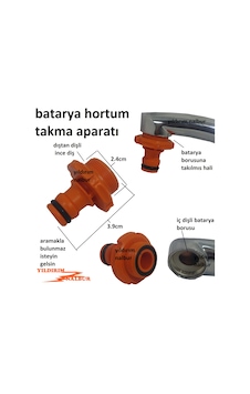 Batarya Hortum Bağlama Aparatı Dış Diş Musluk Hortum Takma Ucu Batarya Hortum Bağlama Aparatı Dış Diş Musluk Hortum Takma Ucu