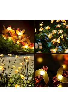 8 Led'li Bal Arısı Solar Bahçe Aydınlatması 2'li Paket - Doğa Dostu Ve Dekoratif Dış Mekan Işığı Tg 5klfk5 Çok Renkli 8 Led'li Bal Arısı Solar Bahçe Aydınlatması 2'li Paket - Doğa Dostu Ve Dekoratif Dış Mekan Işığı Tg 5klfk5 Çok Renkli