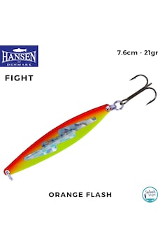 Hansen Fight Kaşık 7.6cm 21gr Orange Flash Hansen Fight Kaşık 7.6cm 21gr Orange Flash