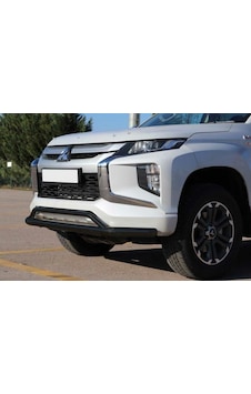 Mitsubishi L200 Off Road Ön Tampon Koruma Demiri Siyah Çiftli Bıyık 2007+ Pst18